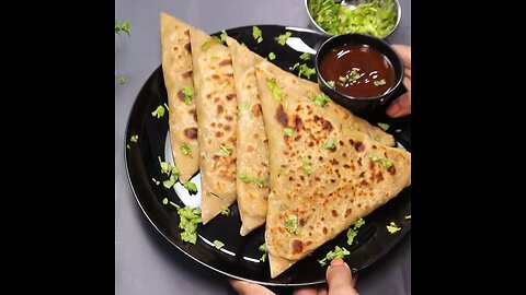 Mixed Veg Paratha #Indian dish #yummy