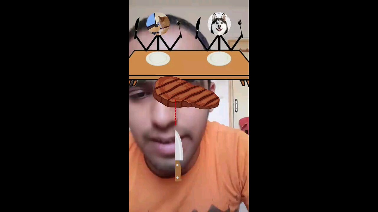 تحدي تقسيم50\50لحم