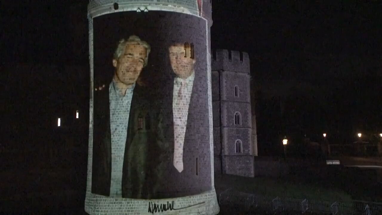 Oh Snap! 4 People Arrested After Images Projected On Windsor Castle Of Trump With Epstein