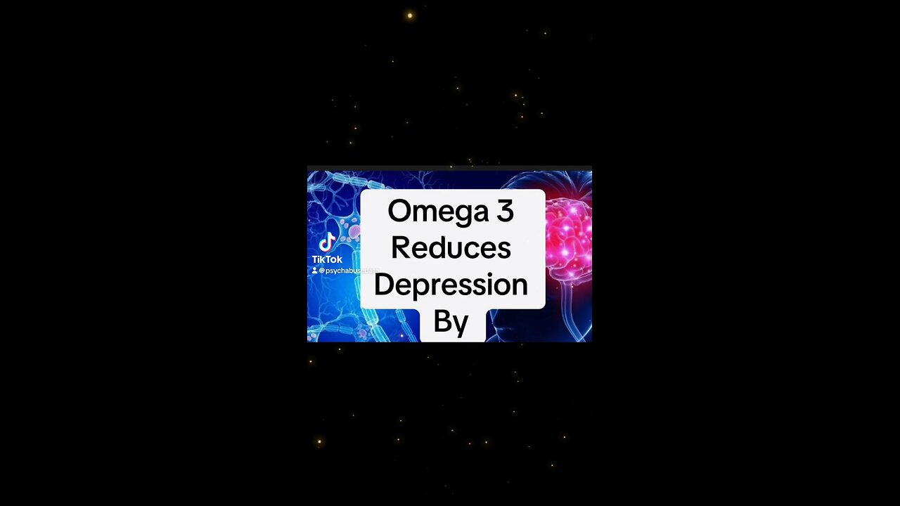 Omega 3 does decrease depression in higher doses