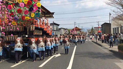 A festival in Japan, "Hitaka Hibuse Matsuri" Mizusawa, Ōshū city, Iwate Prefecture, April 26, 2025