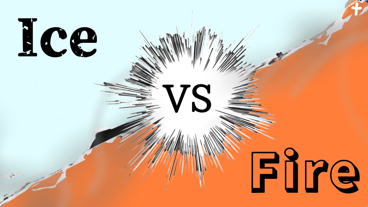 Silhouette Art- Fire and Ice