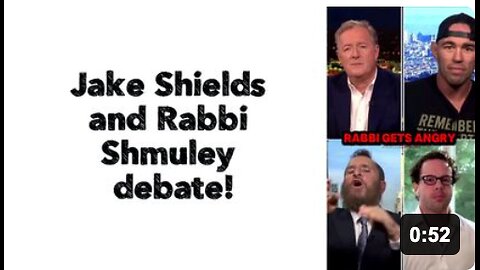 Jake Shields and Rabbi Shmuley debate!