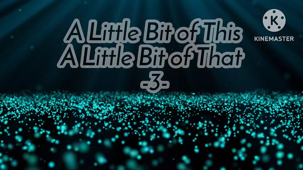 A Little Bit of This…A Little Bit of That -3-