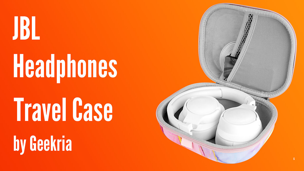 JBL Over-Ear Headphones Travel Case, Hard Shell Headset Carrying Case | Geekria