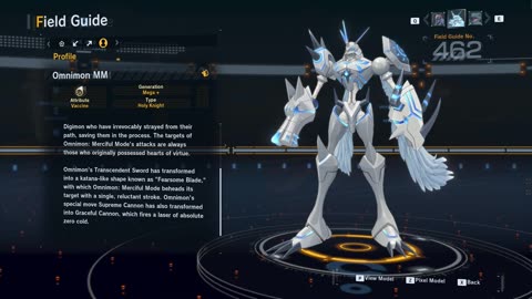 omnimon MM dlc (2) all digivolution/de-digivolution/profile Digimon Story Time Stranger