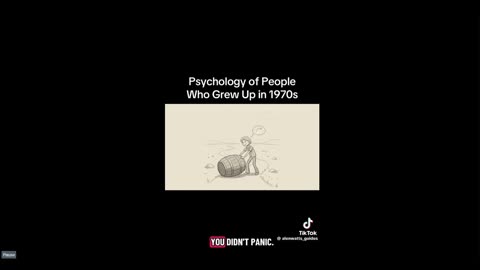 Psychology of 1970's People .......