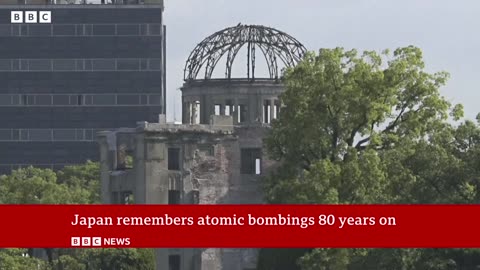 Hiroshima marks 80 years since atomic bomb dropped on city | BBC News