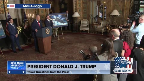 President Trump On The New "Trump Class" Battleships: "It's A Counter To Everybody"