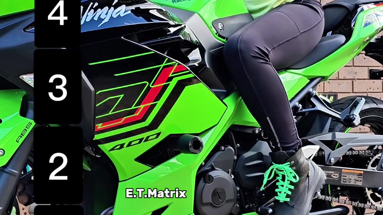 Maximum speed for each gear on a Kawasaki Ninja 400