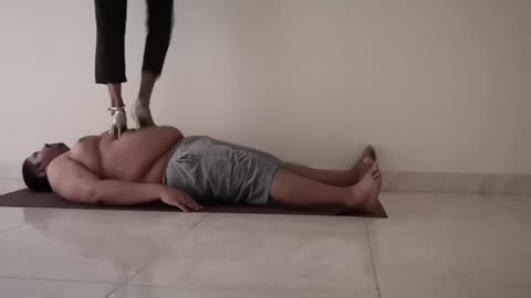 Thin heels trampling of me part 1