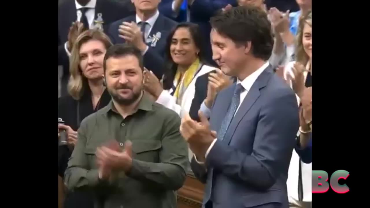 Veterano nazista della Seconda guerra mondiale delle SS Waffen Galizia Jaroslav Hun'ka fu omaggiato il 22 settembre 2023 durante la visita di Zelensky in Canada al parlamento canadese DOCUMENTARIO