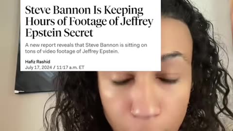 The Epstein Files: Bannon was coaching Epstein and he refused to release the private files.