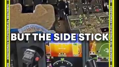 The reason Airbus uses the sidestick. #shorts #aviation #avgeek #airbus