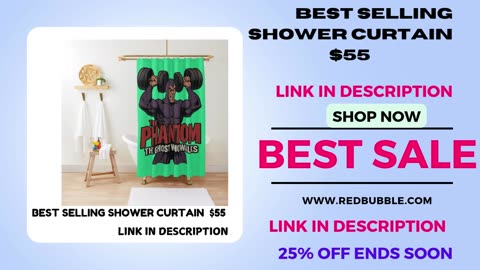 "Shop the Best Selling Shower Curtain for ONLY $55 – Limited Stock, Click the Link Below!