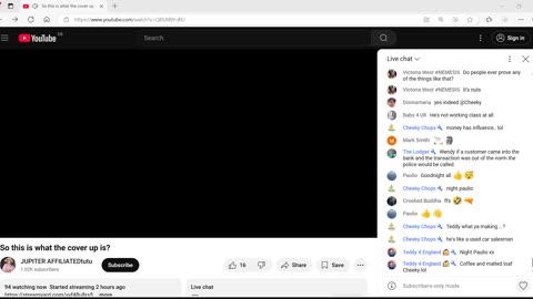 'JUPITER ANNONCIATED' + Wendy FuckwitWoo + Valerie 'Anything is Permitted' fakeMoon 17-11-24