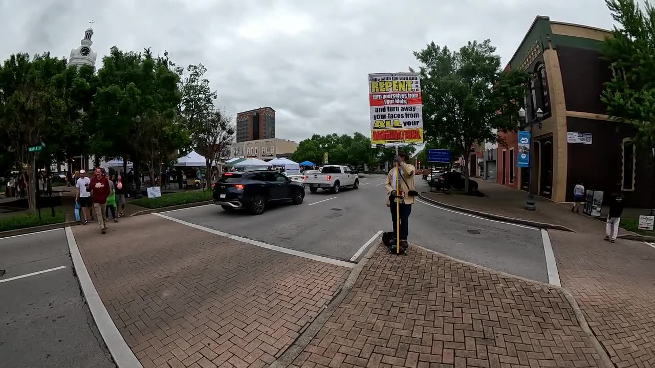 First Farmers Market Street Preaching for 2025 | Murfreesboro, TN | 3 May (Part #1)