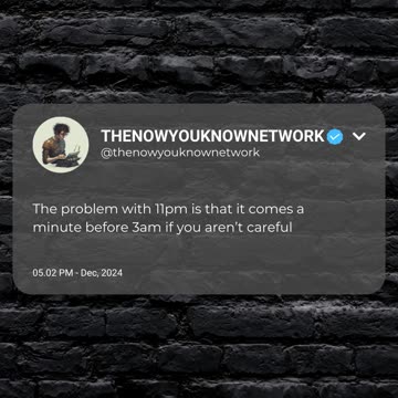 Insomniacs Understand