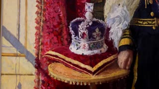 Britain's King Charles, Queen Camilla unveil new coronation portraits