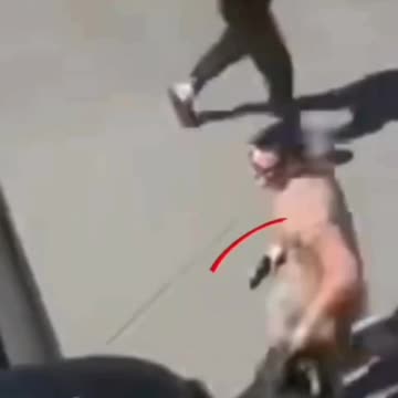 Video of a Man in the Crowd spotted Running Away with Gun