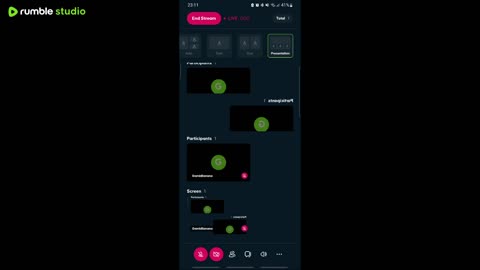 My first stream