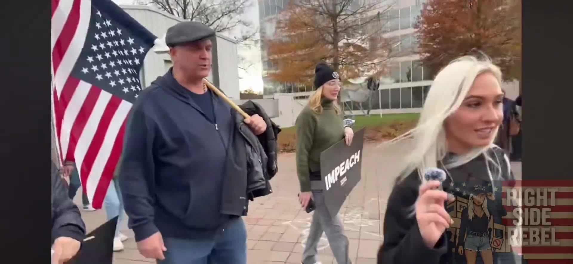 Here Are Some Marxists Marching in DC Demonstrating Their Tolerance and Empathy to the Fullest