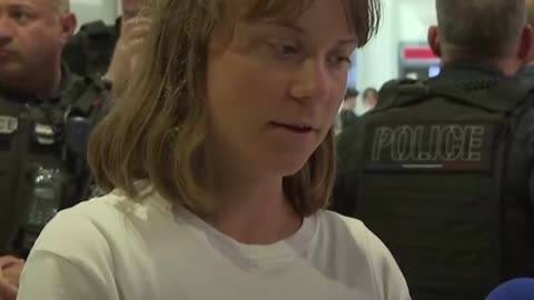 Greta Thunberg llega a París tras ser expulsada de Israel