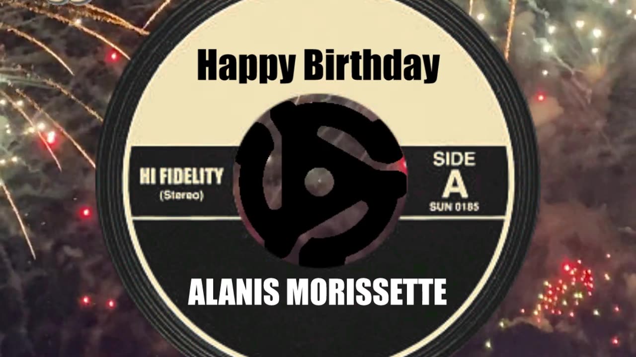 HAPPY BIRTHDAY to ALANIS MORISSETTE ...