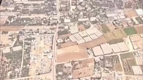 Spanish Air Force shows humanitarian aid being airdropped over Gaza