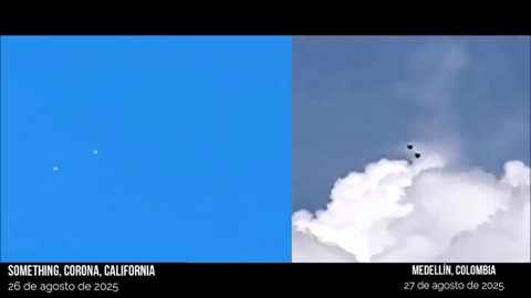 Witnesses in Corona and Medellín managed to capture impressive spheres crossing the sky 