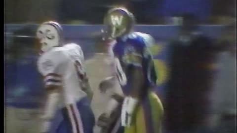 CFL 1985 MONTREAL CONCORDES AT WINNIPEG BLUE BOMBERS