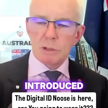 From 2FreeScott - Sen Malcom Roberts - Digital ID in Australia