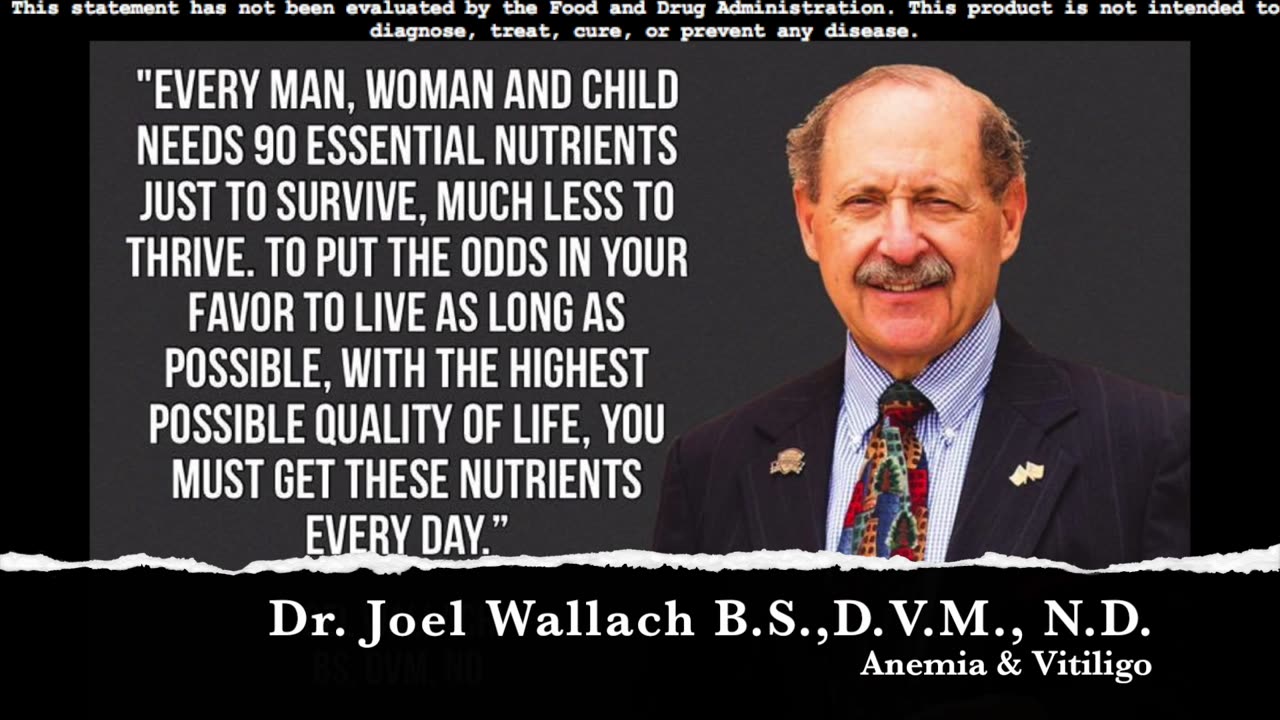 Anemia And Vitiligo Dr Joel Wallach