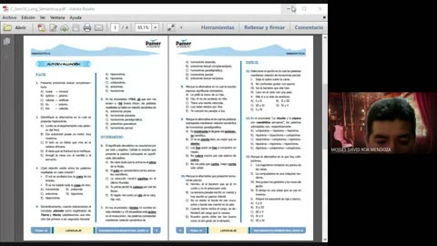 PAMER SEMESTRAL 2023 | Semana 16 | Lenguaje: Semántica