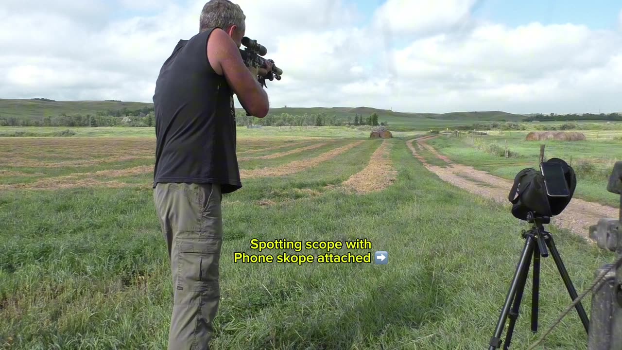 380 yard offhand shot.