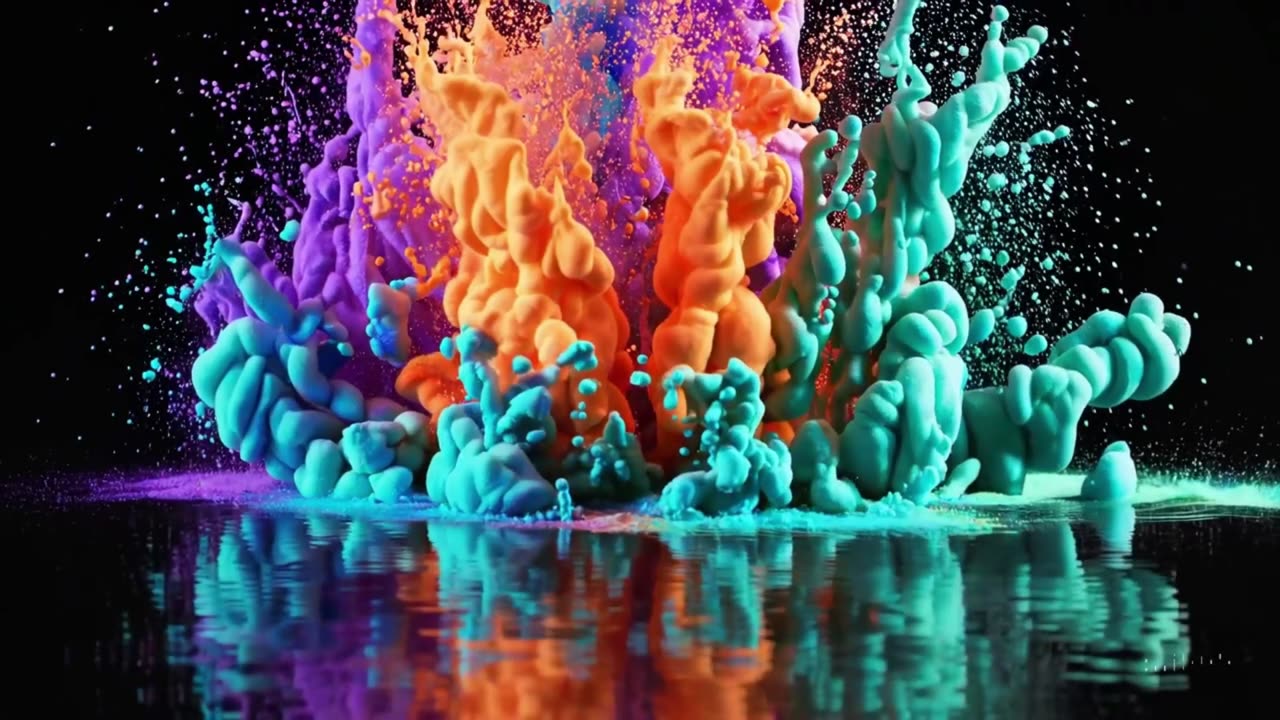 AI Neon Slime Crush | Ultra-Satisfying 4K Visuals