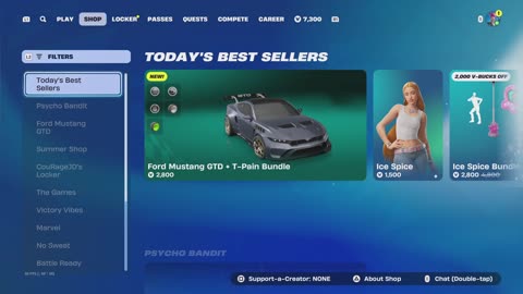 Fortnite Item Shop|July 2, 2025(*New* Ford Mustang GTD + T-Pain Bundle)