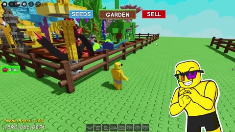 Growing RAINBOW SUNFLOWER in Grow a Garden