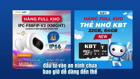 Những lý do nên chọn camera KBVISION