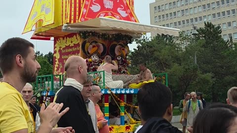 Jagannath Ratha Yatra festival in Bratislava, Slovakia July 2025
