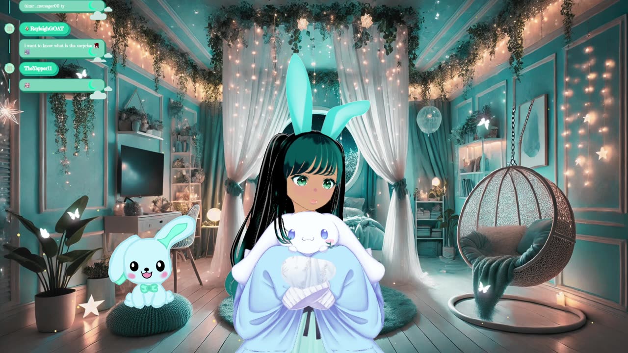 ♡ ASMR time with bunny girl ♡ !cozy !throne !asmr !art [vod archive]