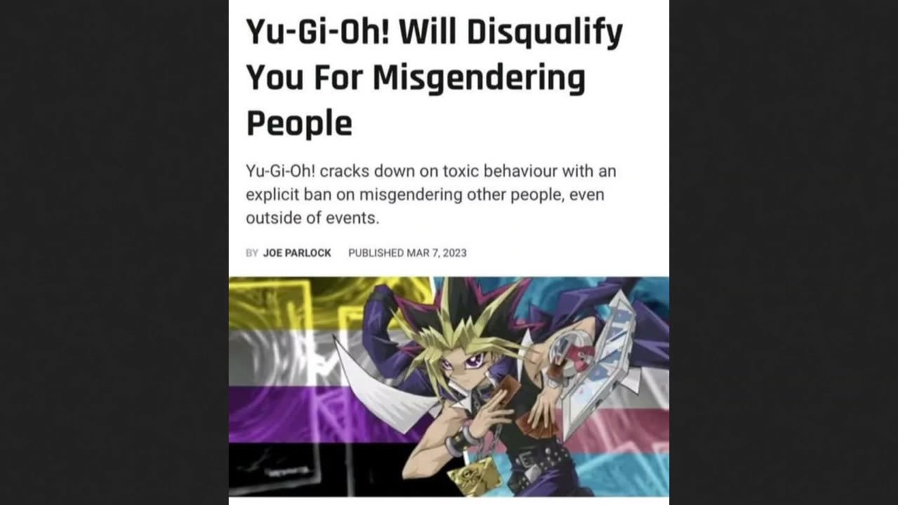 Yugioh Misgender Ban...Even Outside of Events vs European Nationalism