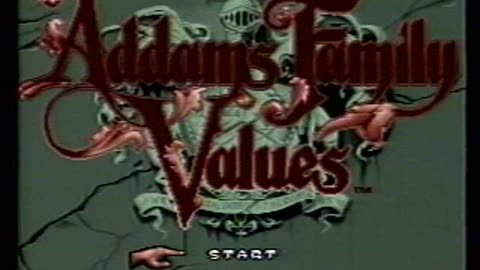 ADDAMS FAMILY VALUES Game Trailer for Super Nintendo