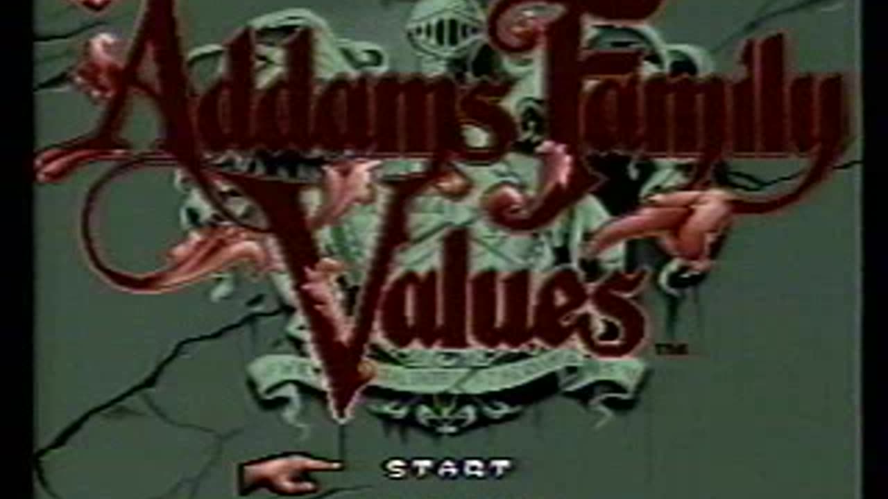 ADDAMS FAMILY VALUES Game Trailer for Super Nintendo