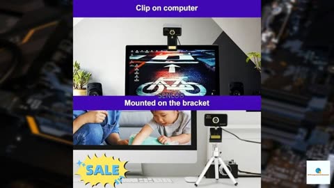 SENLOO HD Webcam for PC - Computer Camera- 720P USB Webcam with Microphone - Web Camera fo