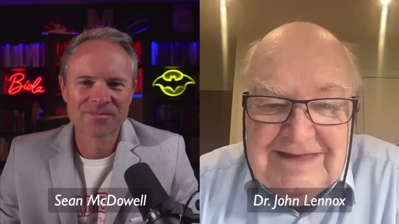 Lennox - the false idea that consciousness emerges out of “learning” algorithmic AI