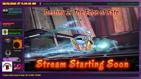 Destiny 2: 8/16/25 Edge of Fate - Last 3 days to grind out the Solstice. Let's get it!