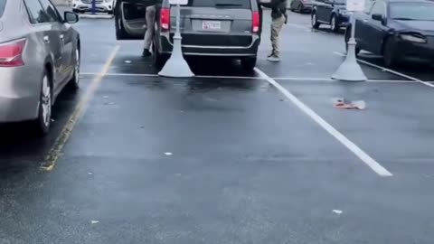 DHS agents detained multiple illegal aliens at The Home Deporto in Baltimore.