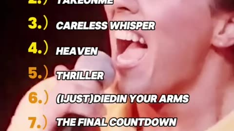 The best hits of the eight singers