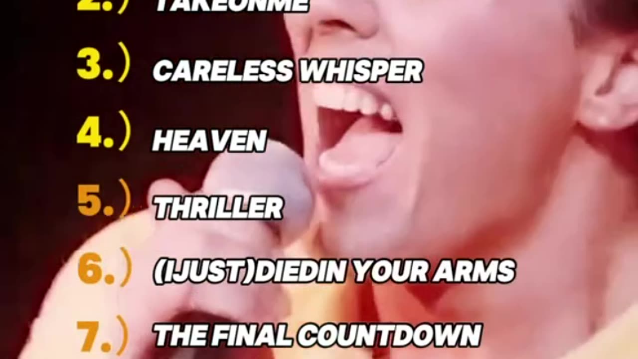 The best hits of the eight singers